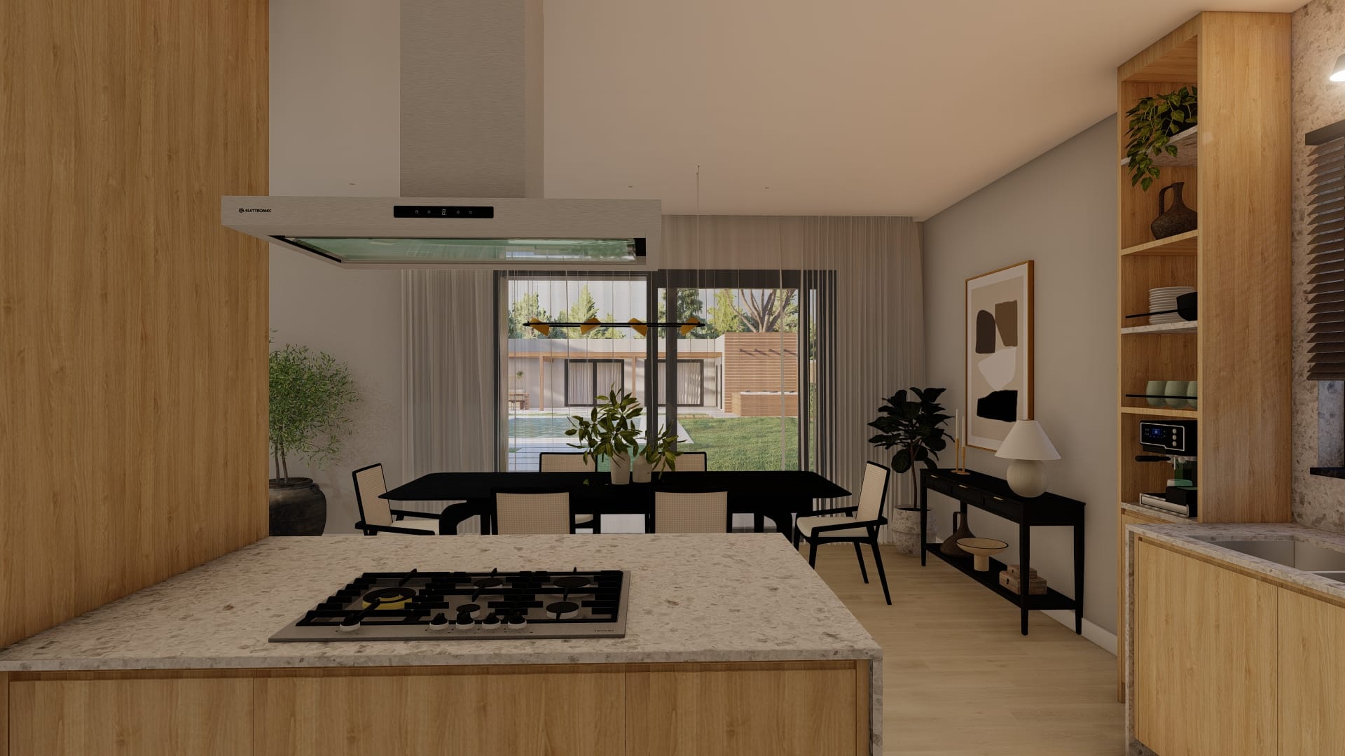 Moradia Verdizela - jardim paisagístico privado