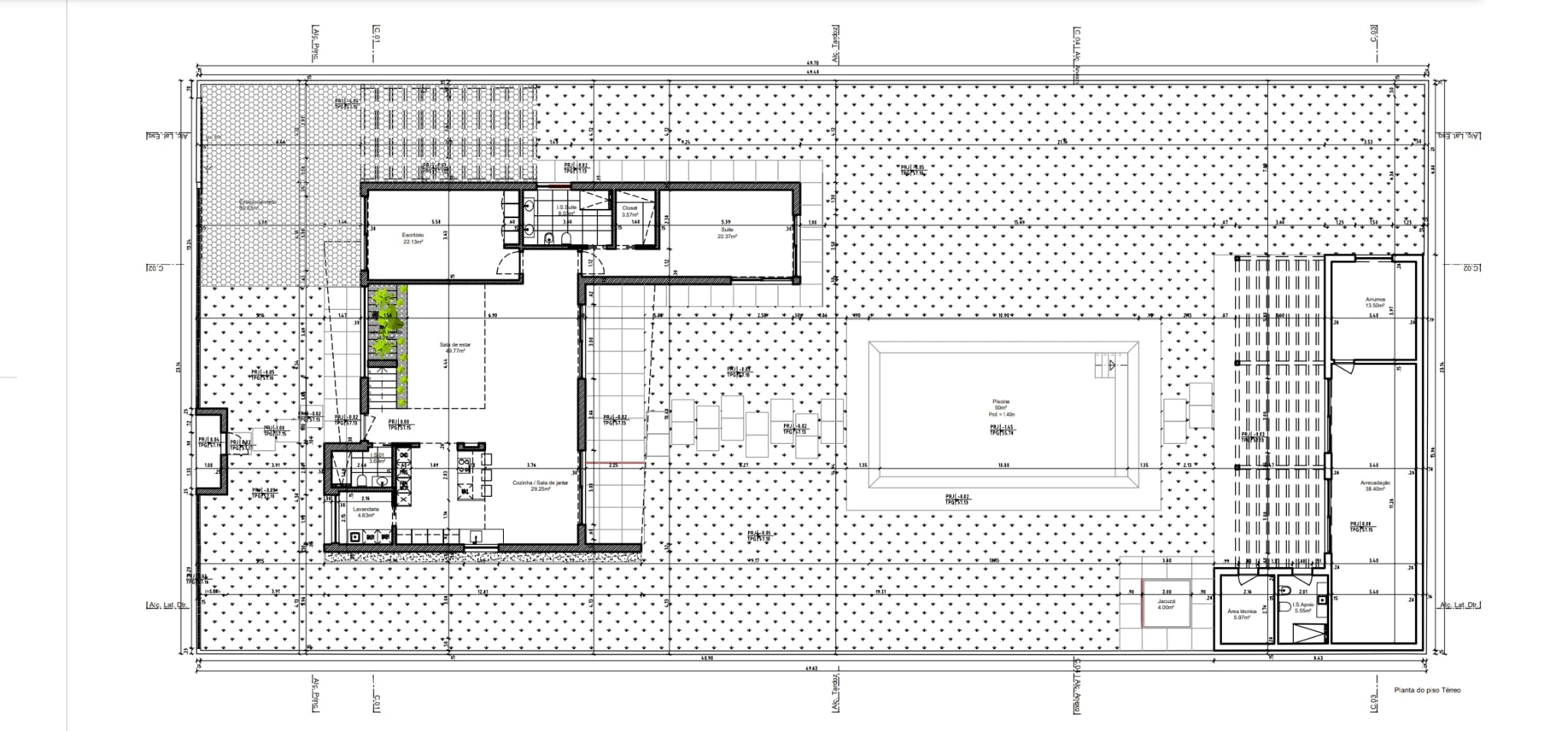Moradia Verdizela - detalhe dos acabamentos interiores