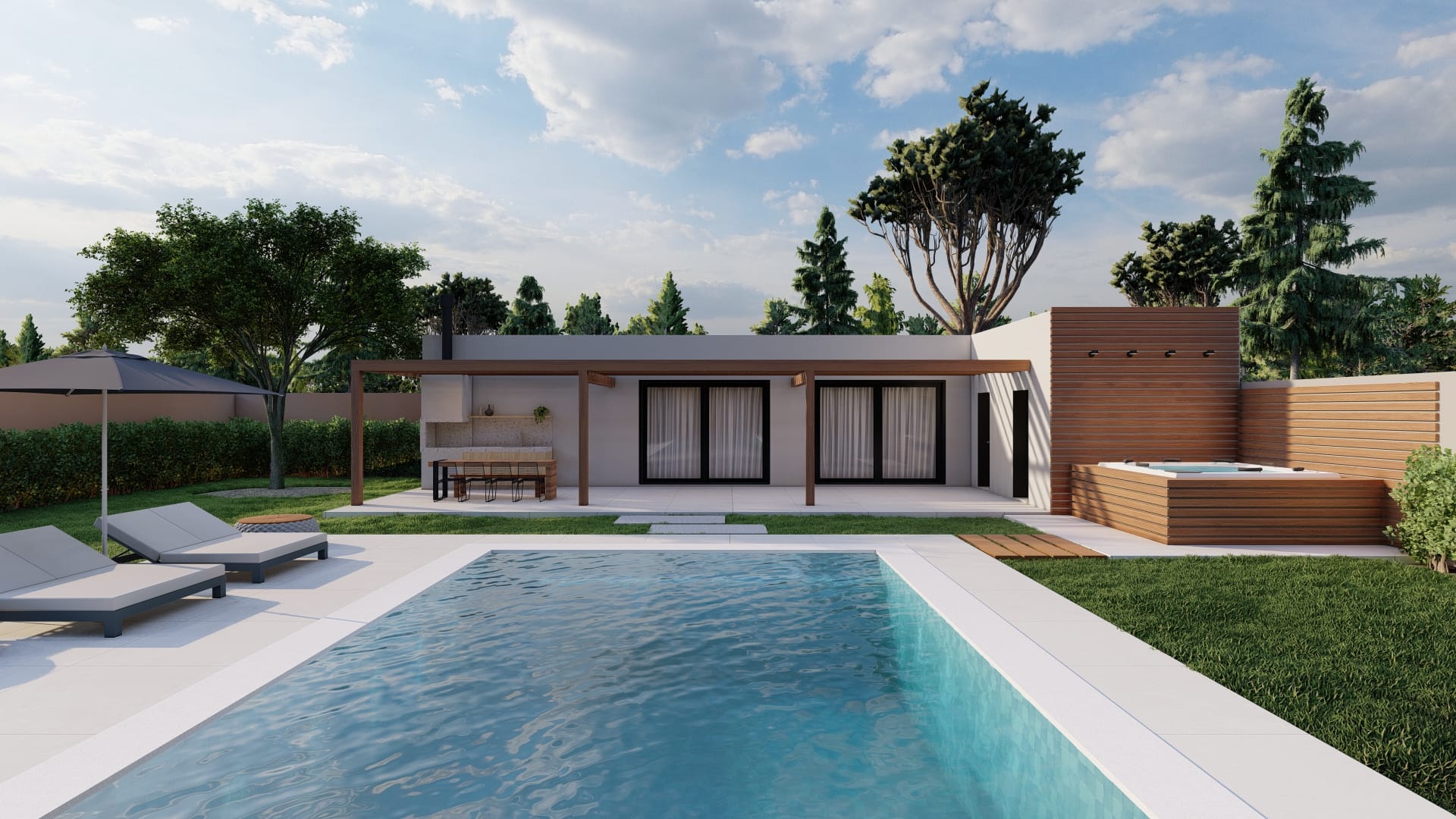 Moradia Verdizela - quarto com vista para o jardim